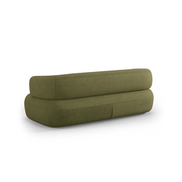 Zelena sedežna garnitura iz tkanine bouclé 178 cm Jenny – Micadoni -image-3