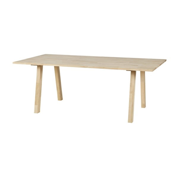 Jedilna miza iz hrastovega lesa WOOOD Tablo, 220 x 90 cm