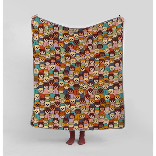 Otroška odeja iz mikrovlaken 130x130 cm Invasion – Playmobil