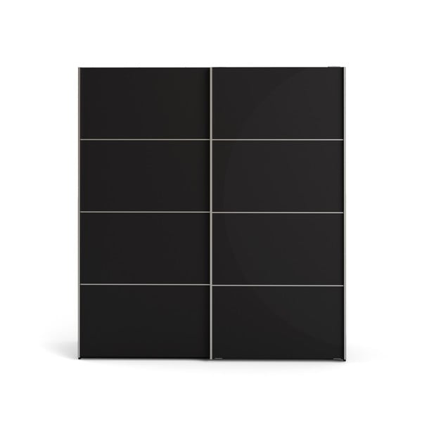 Črna omara Tvilum Verona, 182 x 202 cm