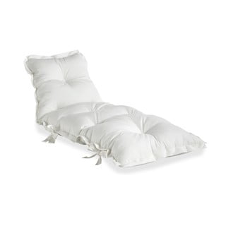 Bela zložljiva blazina primerma za zunanjo uporabo Karup Design OUT™ Sit&Sleep White
