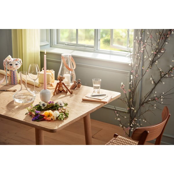 Bel porcelanast svečnik Kähler Design Hammershoi, višina 10 cm-image-1