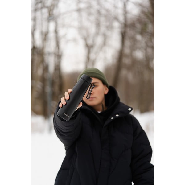 Črna termoska 500 ml Fuori – Vialli Design-image-3