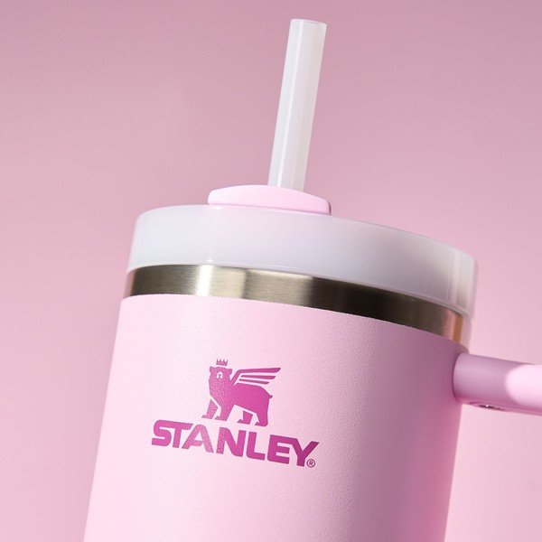 Rožnata termovka s slamico iz nerjavečega jekla 1,18 l Quencher H2.0 FlowState Tumbler Cherry Blossom – Stanley-image-4