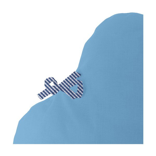 Turkizno modra bombažna zaščitna obroba za otroško posteljico  Happy Friday Basic, 60 x 40 cm-image-2