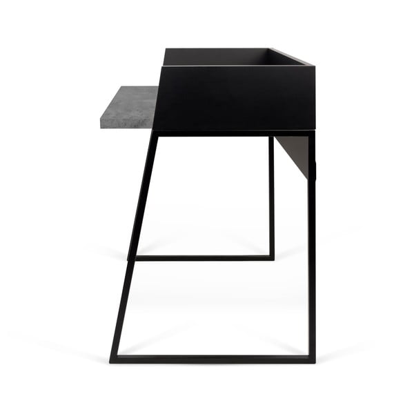 Delovna miza v betonskem dekorju 90 x 60 cm Volga - TemaHome-image-3