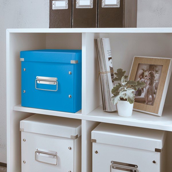 Modra škatla za shranjevanje Leitz Click&Store, dolžina 26 cm-image-1