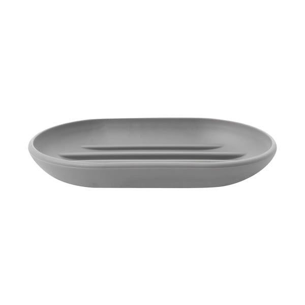 Siv plastični podstavek za milo Touch - Umbra-image-3