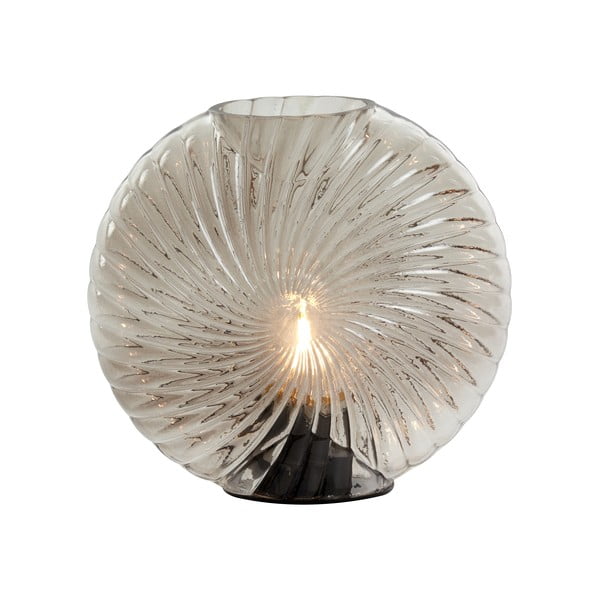 Svetlo siva namizna svetilka (višina 20 cm) Milado - Light & Living-image-1