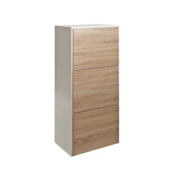 Rjava omara za čevlje z belim ohišjem Symbiosis Bamboo-image-4