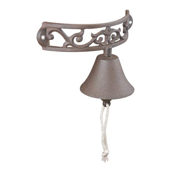 Stenski zvonec iz litega železa Esschert Design Semi Circle