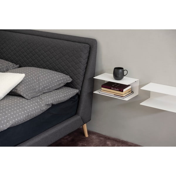 Bela kovinska polica Joliet - Actona-image-1