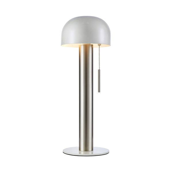 Namizna svetilka v beli in srebrni barvi (višina 46 cm) Costa - Markslöjd