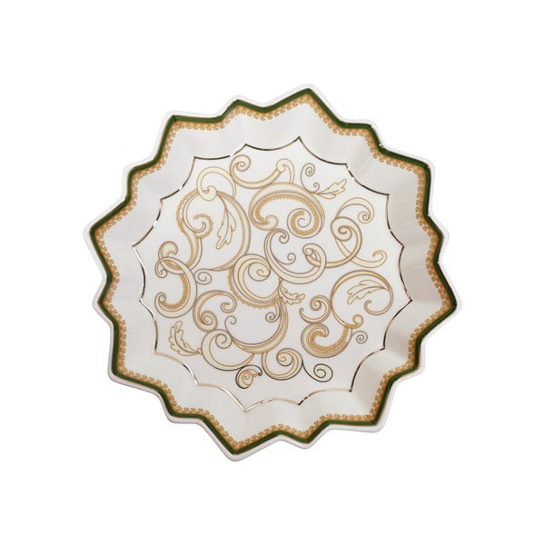 Beli porcelanski krožnik ø 23,5 cm Vassoio - Brandani