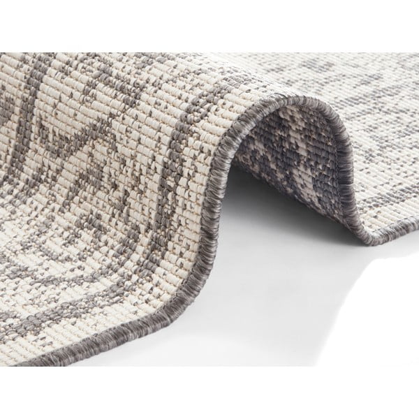 Siva in kremasta zunanja preproga NORTHRUGS Cebu, 120 x 170 cm-image-2