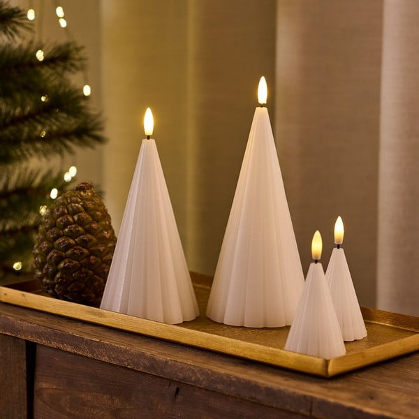 Bela božična svetlobna dekoracija 2 ks ø 6 cm Laura – Sirius-image-2