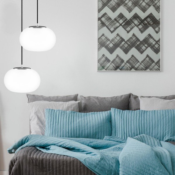 Črna dvojna viseča svetilka Sotto Luce DOSEI Elementary 2S-image-1