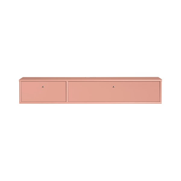 Rožnata TV omarica 136x22x32,5 cm Mistral – Hammel Furniture