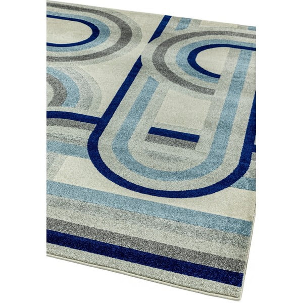 Prašno modra preproga 80x150 cm Nova Retro Blue – Asiatic Carpets-image-4