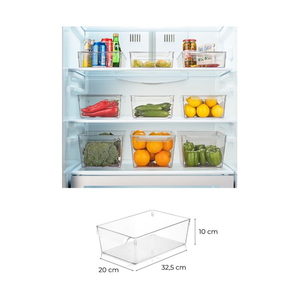 Plastični organizator hladilnika 3 kos - Hermia-image-2