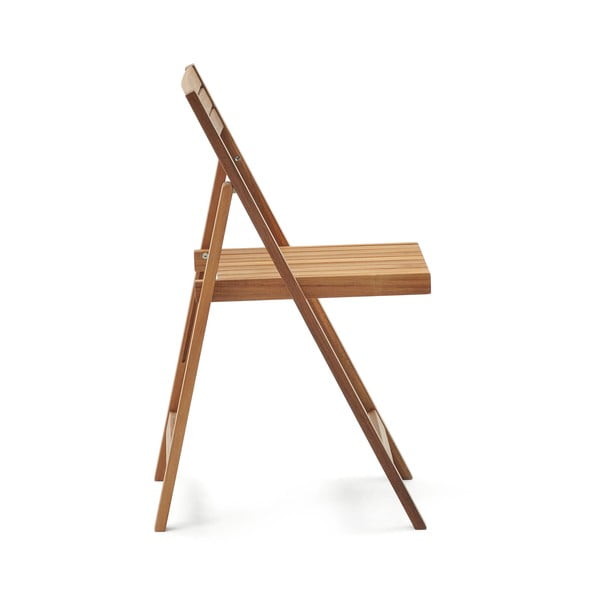 Vrtni stol iz masivnega lesa v naravni barvi Sadirar – Kave Home-image-2