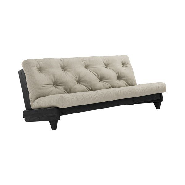 Raztegljiv kavč Karup Design Fresh Black/Linen Beige-image-3