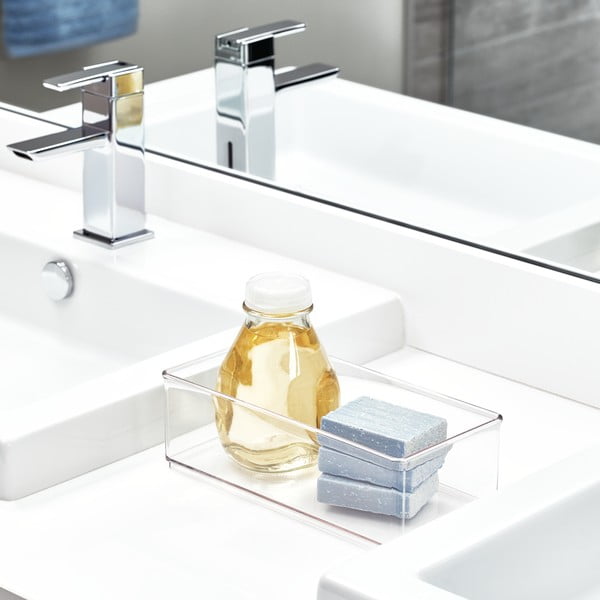 Prozorna škatla za shranjevanje iDesign The Home Edit, 11,9 x 24 cm-image-1