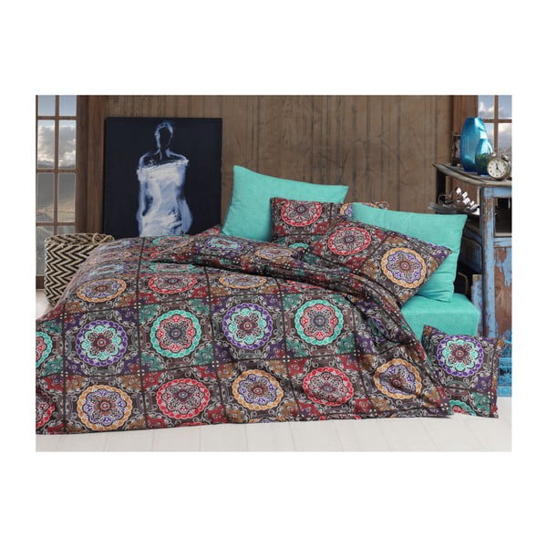 Ranforce bombažna posteljna rjuha Kilroy, 140 x 200 cm