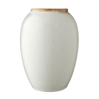 Krem keramična vaza Bitz Basics Cream, višina 20 cm