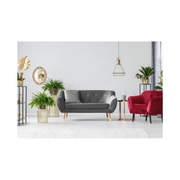 Siva dvosedežna zofa Mazzini Sofas Amelie-image-4