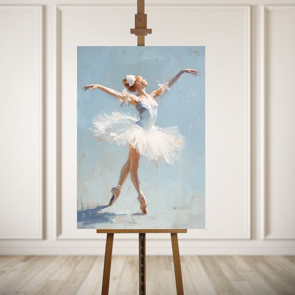 Slika z ročno naslikanimi elementi 70x100 cm Grace – Styler-image-4