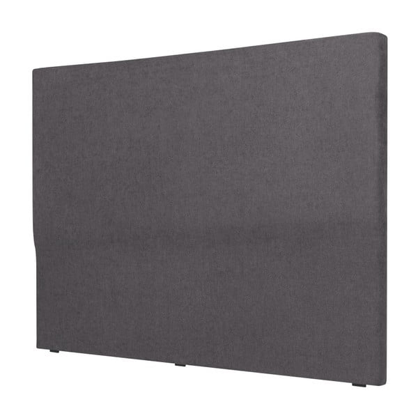 Temno sivo vzglavje Cosmopolitan design Neapelj, širina 162 cm