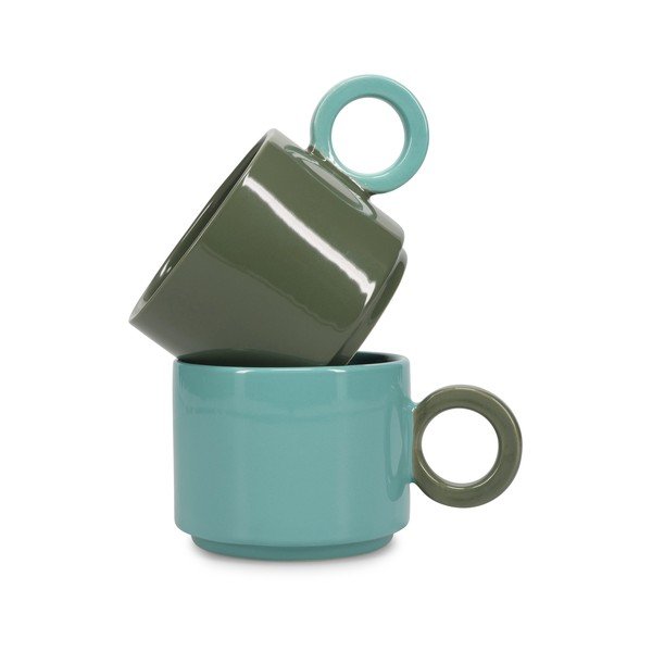 Modra skodelica iz kamenine 280 ml Lou – ONA-image-2