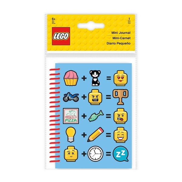 Modra beležnica A6 LEGO® Iconic, 100 strani