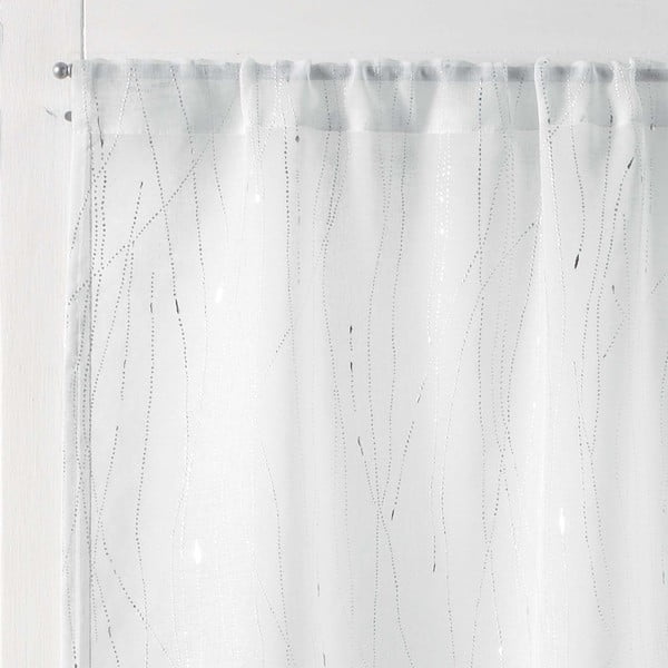 Bele prosojne zavese iz tančice v kompletu 2 ks 70x200 cm Filiane – douceur d'intérieur-image-1