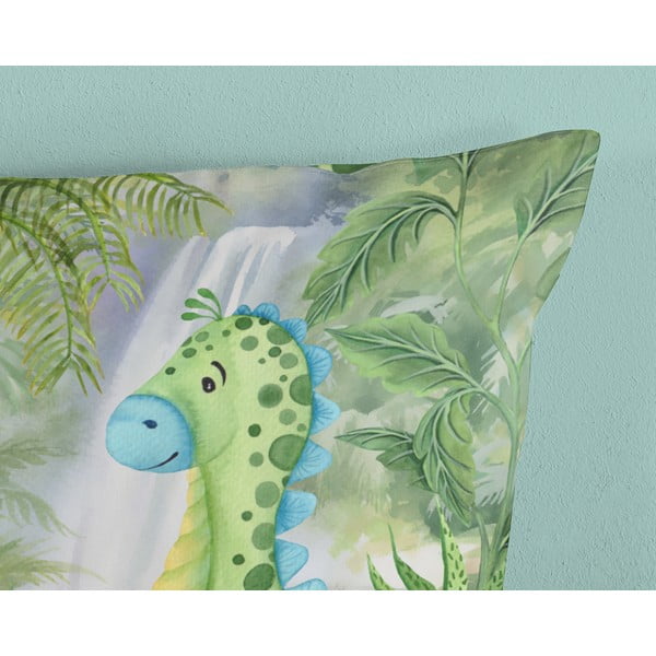 Zelena enojna podaljšana bombažna otroška posteljnina 140x220 cm Dani – Good Morning-image-3