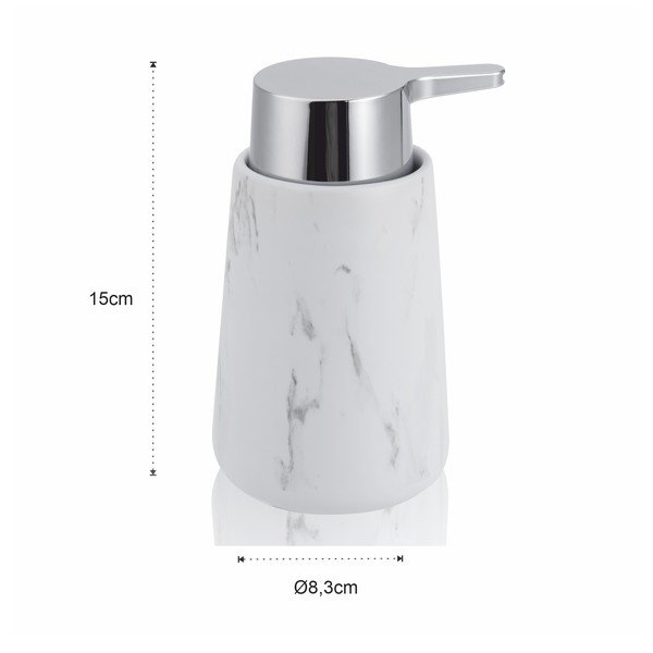 Beli keramični dozirnik za milo 200 ml Marble - Tomasucci-image-1