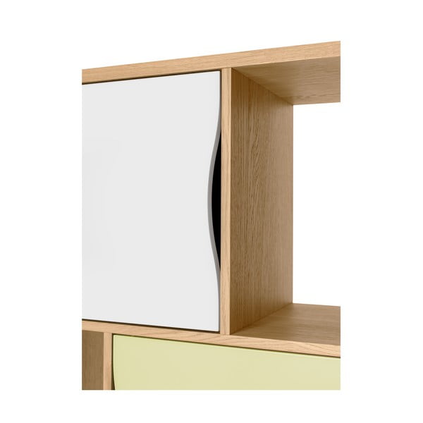 Zelena knjižna omara Woodman Avon Narrow Olive-image-1