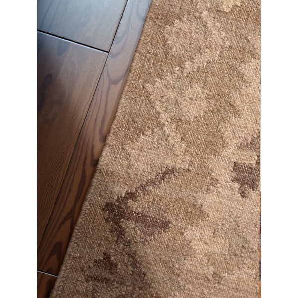 Svetlo modra/bež obojestranska ročno tkana volnena preproga 160x230 cm Kamal Dune – Nouristan-image-4