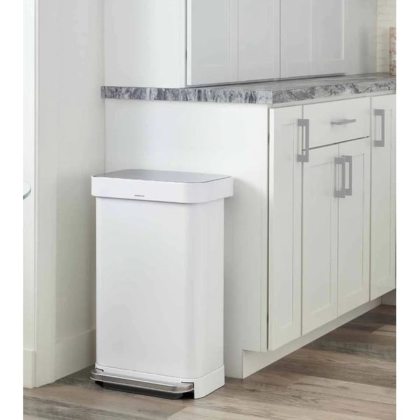 Jekleni koš za odpadke s pedalom 45 l - simplehuman-image-1