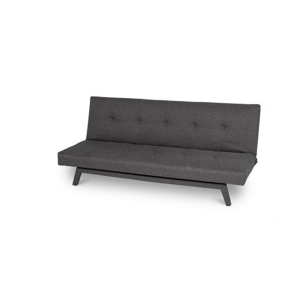 Temno siva raztegljiva zofa s sivimi nogami Debut Ozzie-image-1