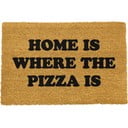 Predpražnik iz naravnih kokosovih vlaken Artsy Doormats Home Is Where the Pizza Is, 40 x 60 cm