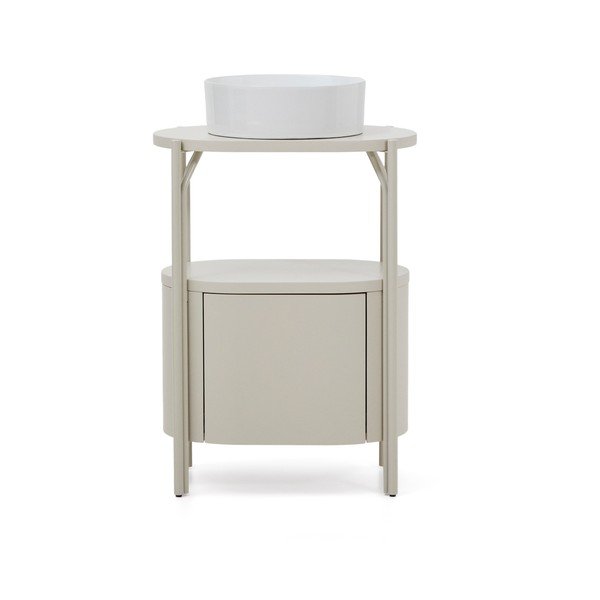 Bela omarica za pod umivalnik 60x81 cm Arely – Kave Home-image-3