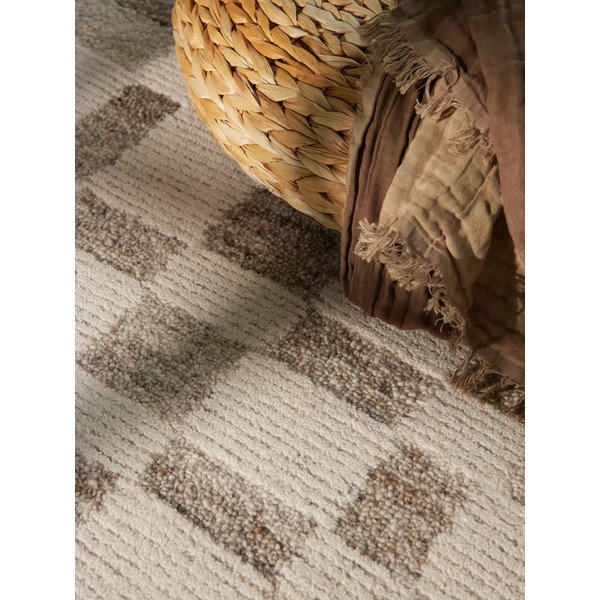Kremno bela ročno tkana volnena preproga 200x300 cm Boho 1.0 Structa – Vikosa-image-2