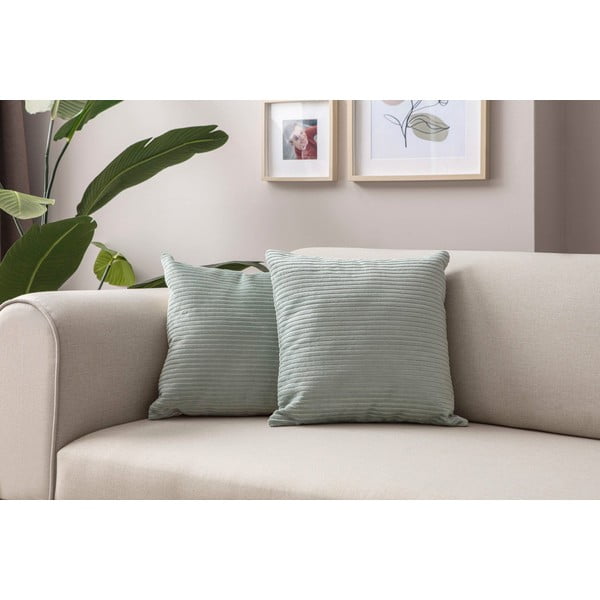 Prevleke za blazino v kompletu 2 ks iz rebrastega žameta 43x43 cm – Mioli Decor-image-3