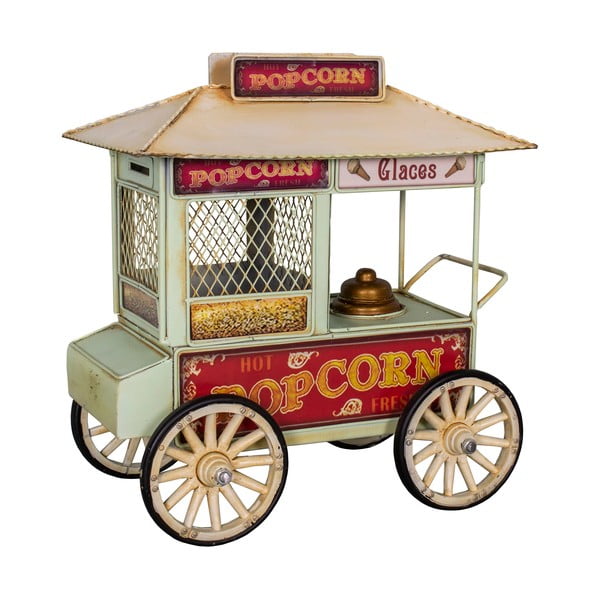Kovinska majhna dekoracija Popcorn Cart - Antic Line