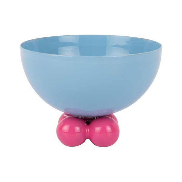 Svetlo modra železena skledica Double Funky – PT LIVING