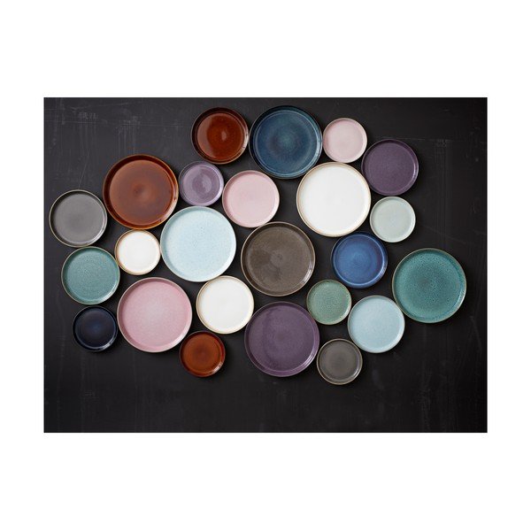 Črno-moder krožnik iz kamenine ø 27 cm Gastro Dark Blue/Black – Bitz-image-3