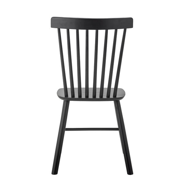 Črn jedilni stol iz masivnega kavčukovca Mill – Bloomingville-image-3