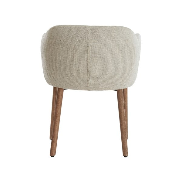 Bež oblazinjeni jedilni stoli v kompletu z nasloni za roke 2 ks Blaine – Light & Living-image-4